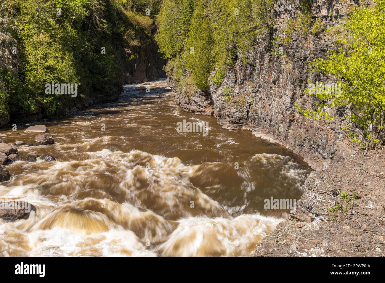 Pigeon River A scenic river on the border of United States and Canada