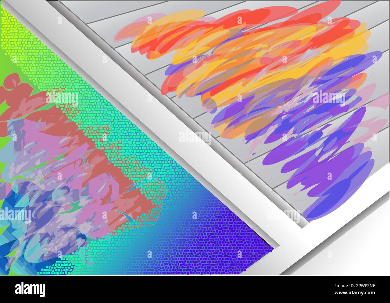 abstract acryl color vector illustration Stock Photo - Alamy