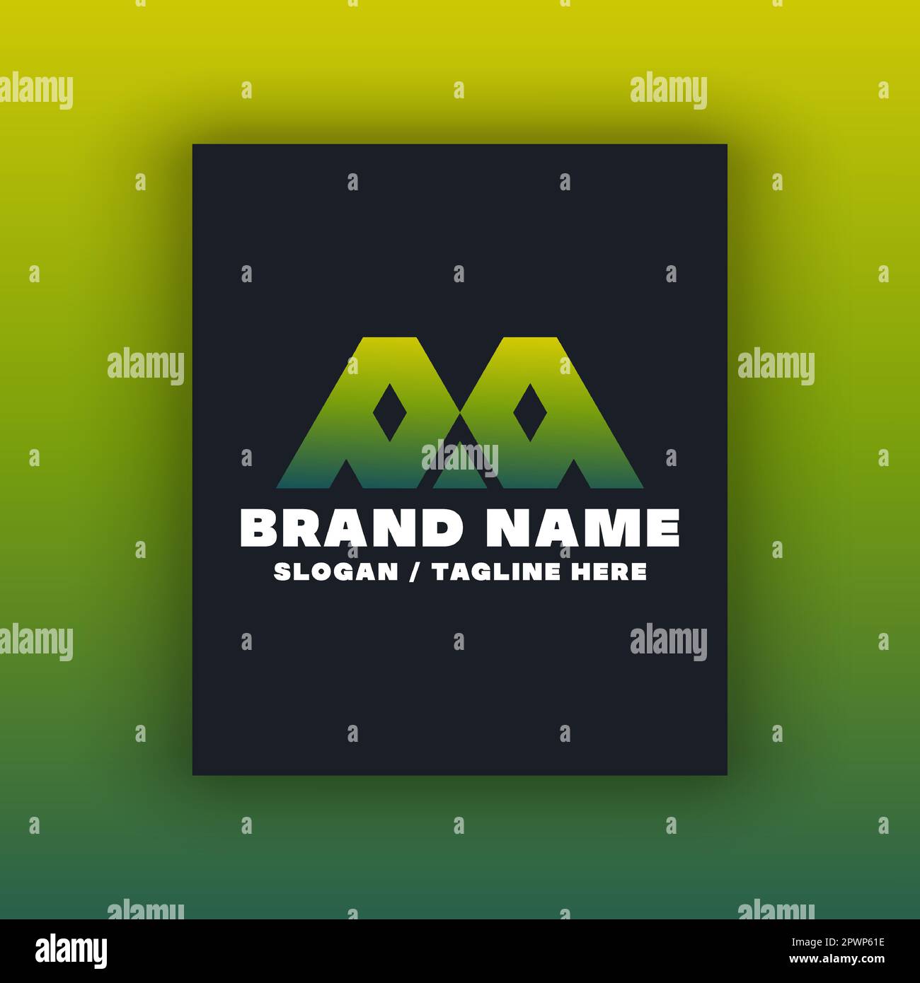 Letter PP logo design template. Editable, resizable, vector illustration. Stock Vector