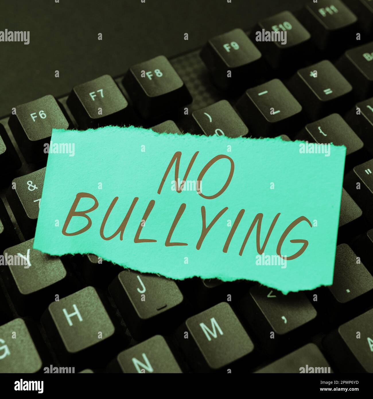 Writing displaying text No Bullying, Business idea stop aggressive