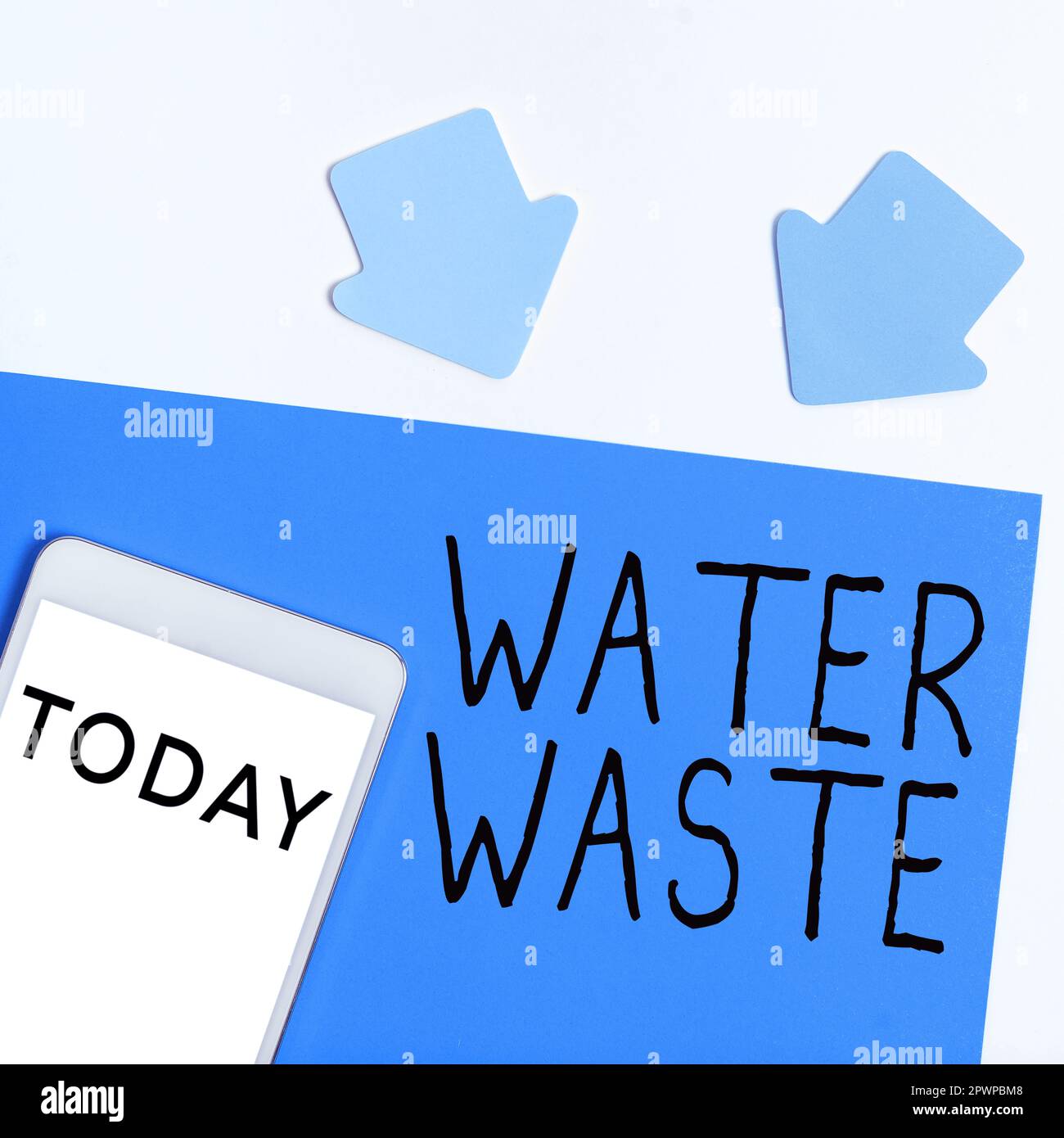 Inspiration showing sign Water Waste, Business overview liquid that has ...