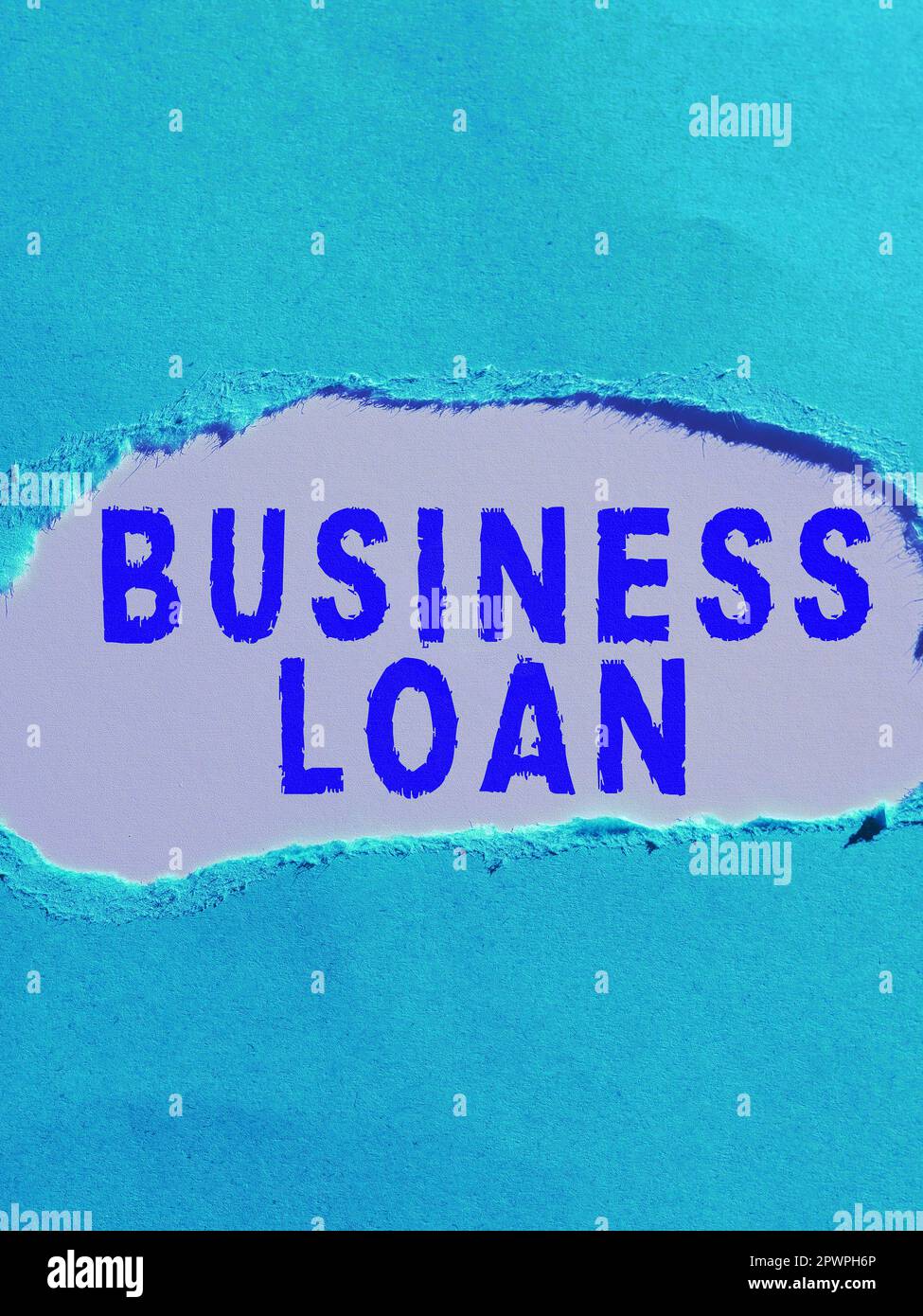 Conceptual display Business Loan, Business approach Credit Mortgage Financial Assistance Cash Advances Debt Stock Photo