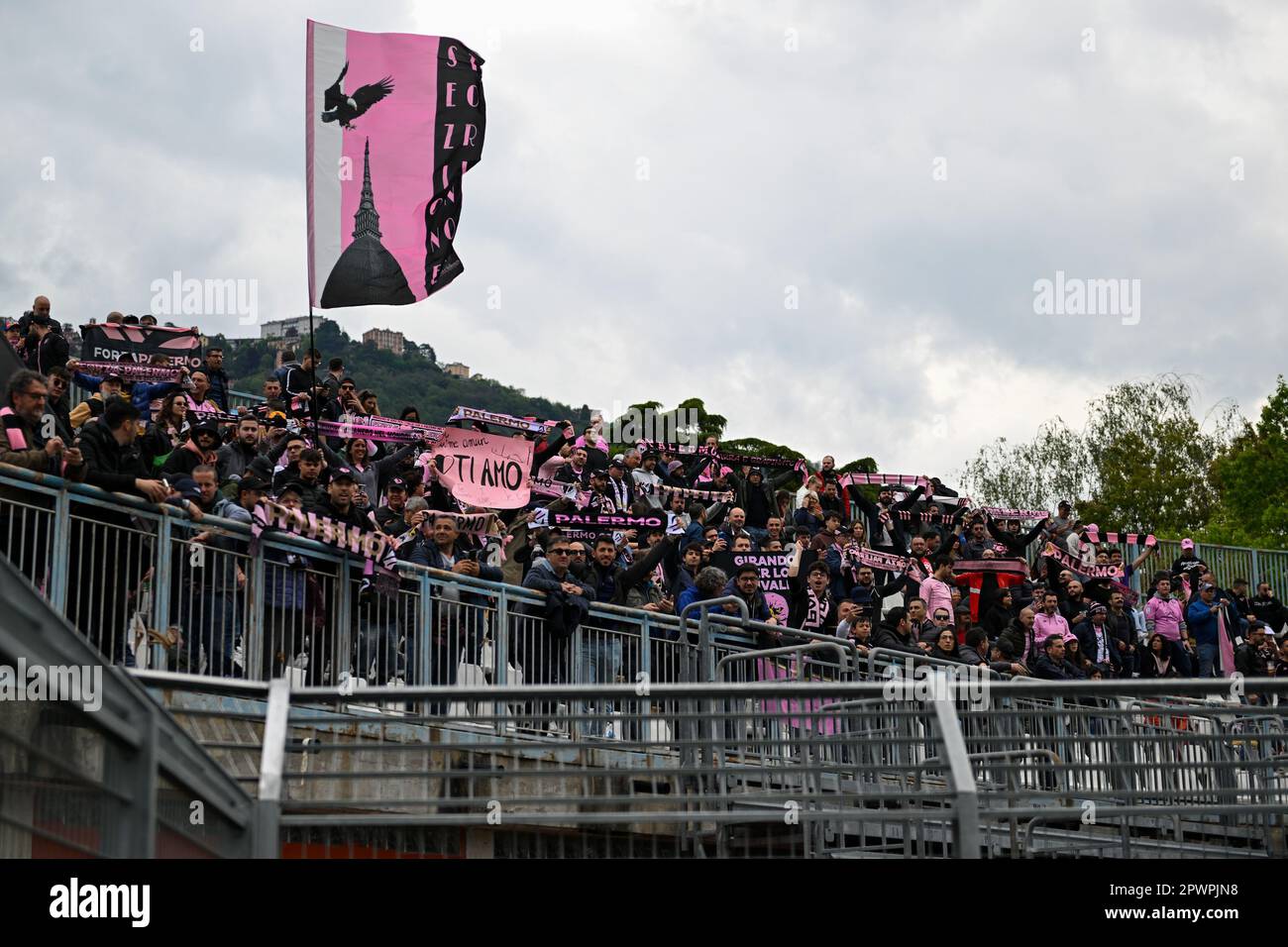 The Emblem of the Football Club `Palermo`. Italy Editorial Stock