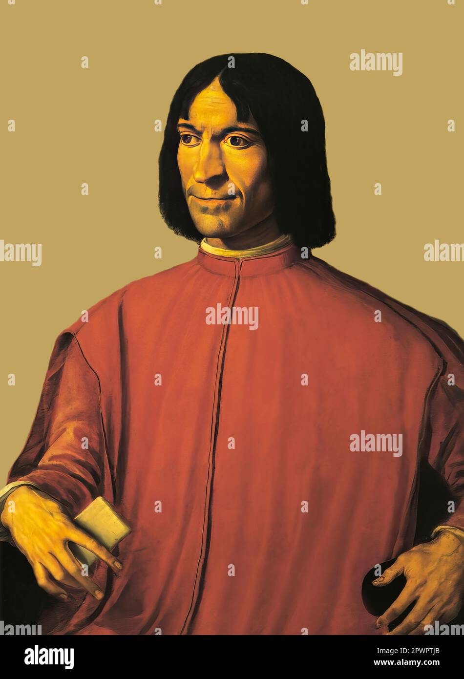 Portrait of Lorenzo I de Medici, or Lorenzo the Magnificent, 1449