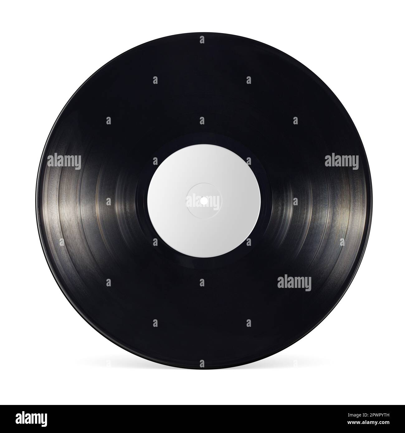 12-inch Vinyl Lp Record Isolated On White Background Stock Photo - Alamy