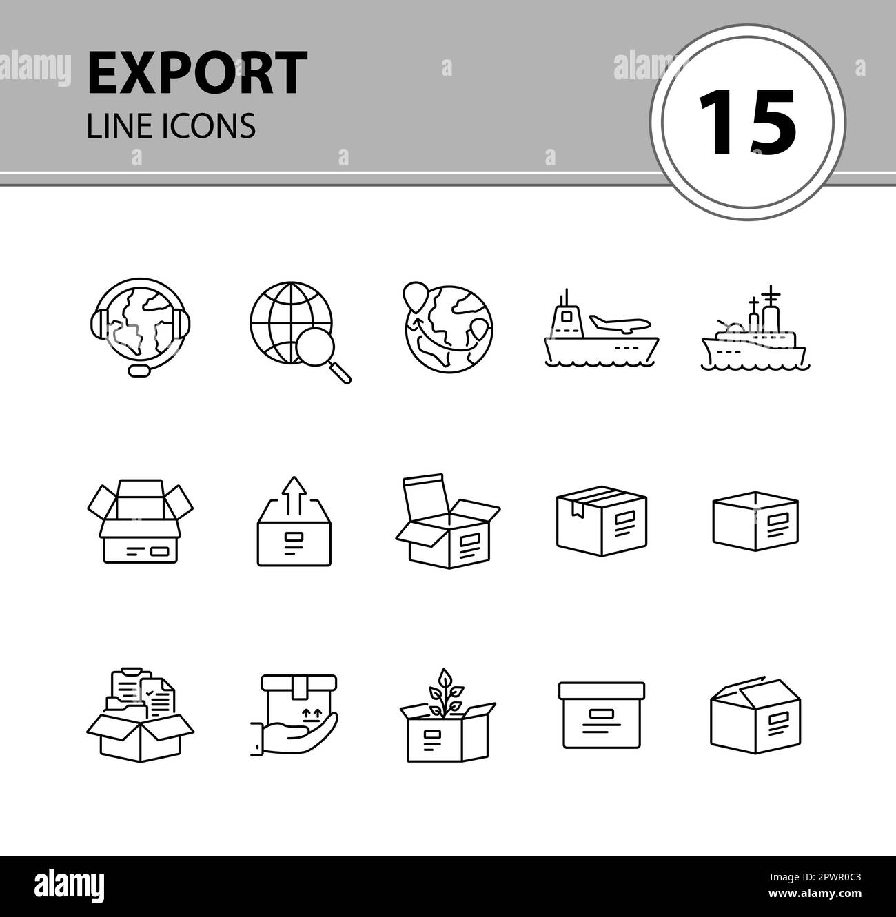 World export Black and White Stock Photos & Images - Alamy