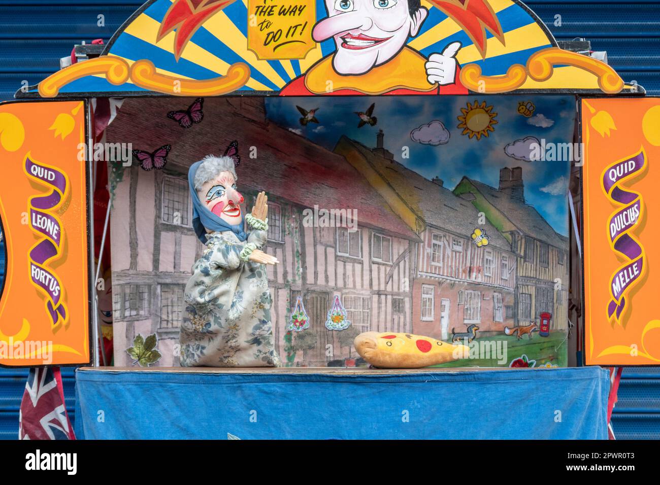 Punch and Judy puppet show, in London Stock Photo Alamy