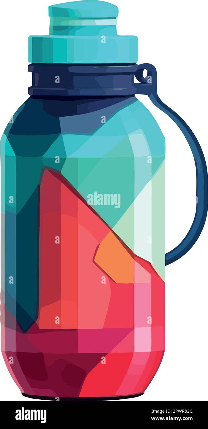 plastic bottle with fresh drinking water Stock Vector Image & Art - Alamy