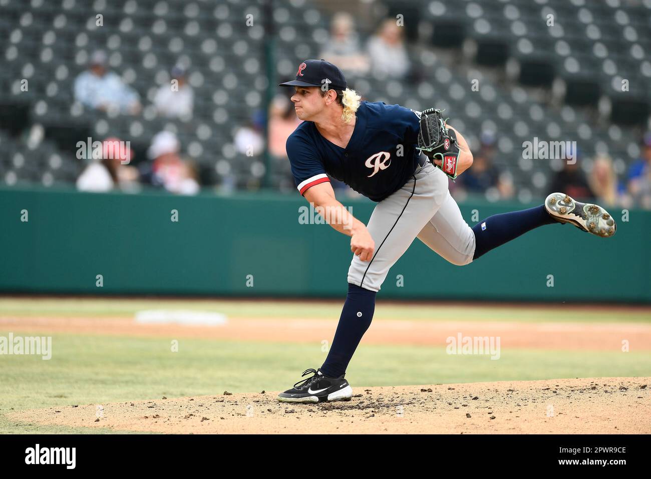 Starting pitcher Taylor Dollard (41) of the Rainiers pitches in