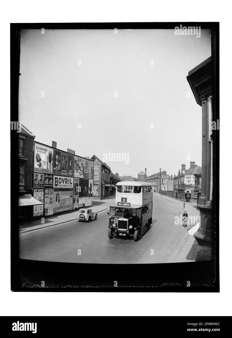 Wellingborough Road Northampton 1929 Stock Photo