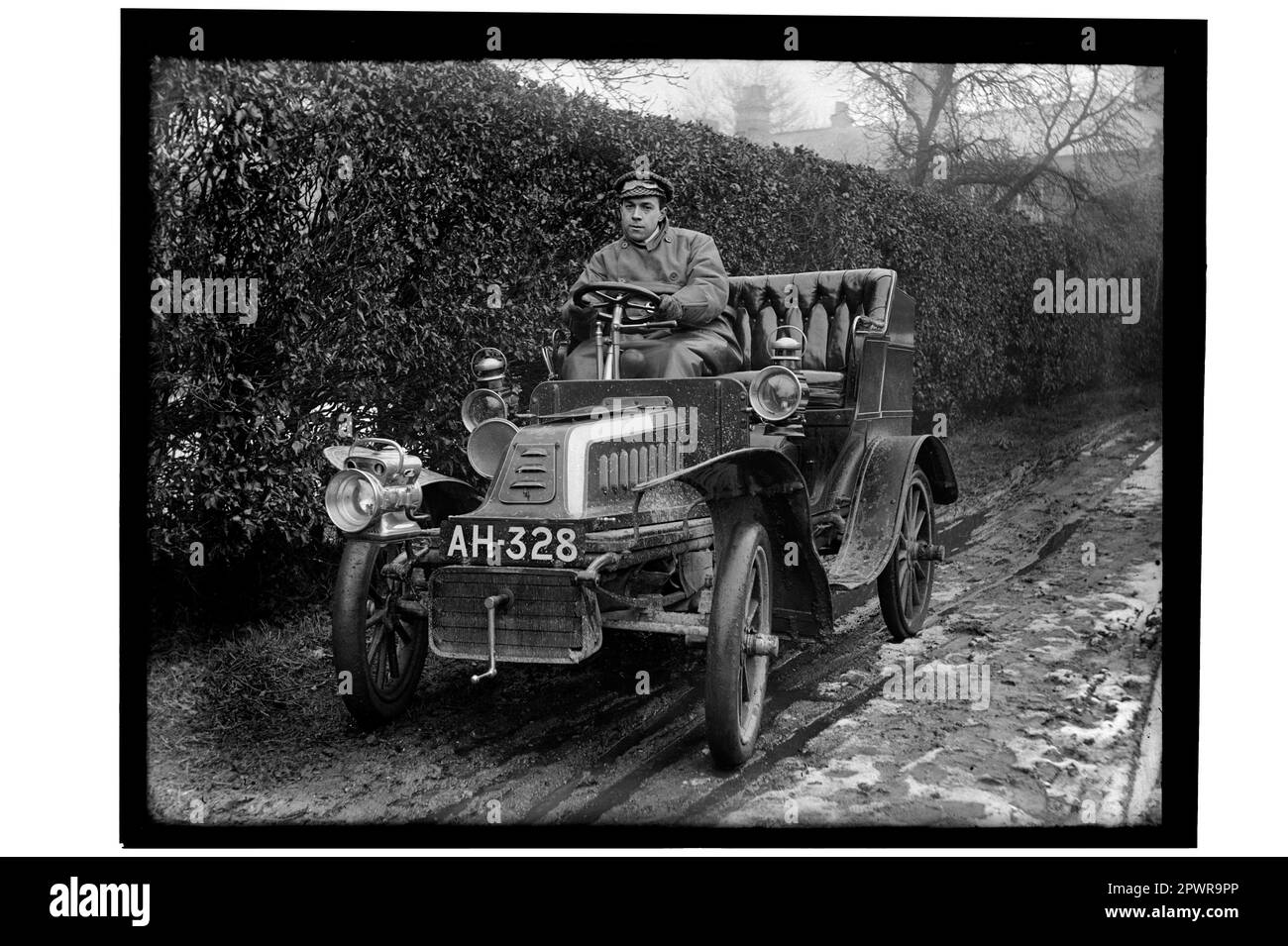 Vintage car black and white Cut Out Stock Images & Pictures - Alamy