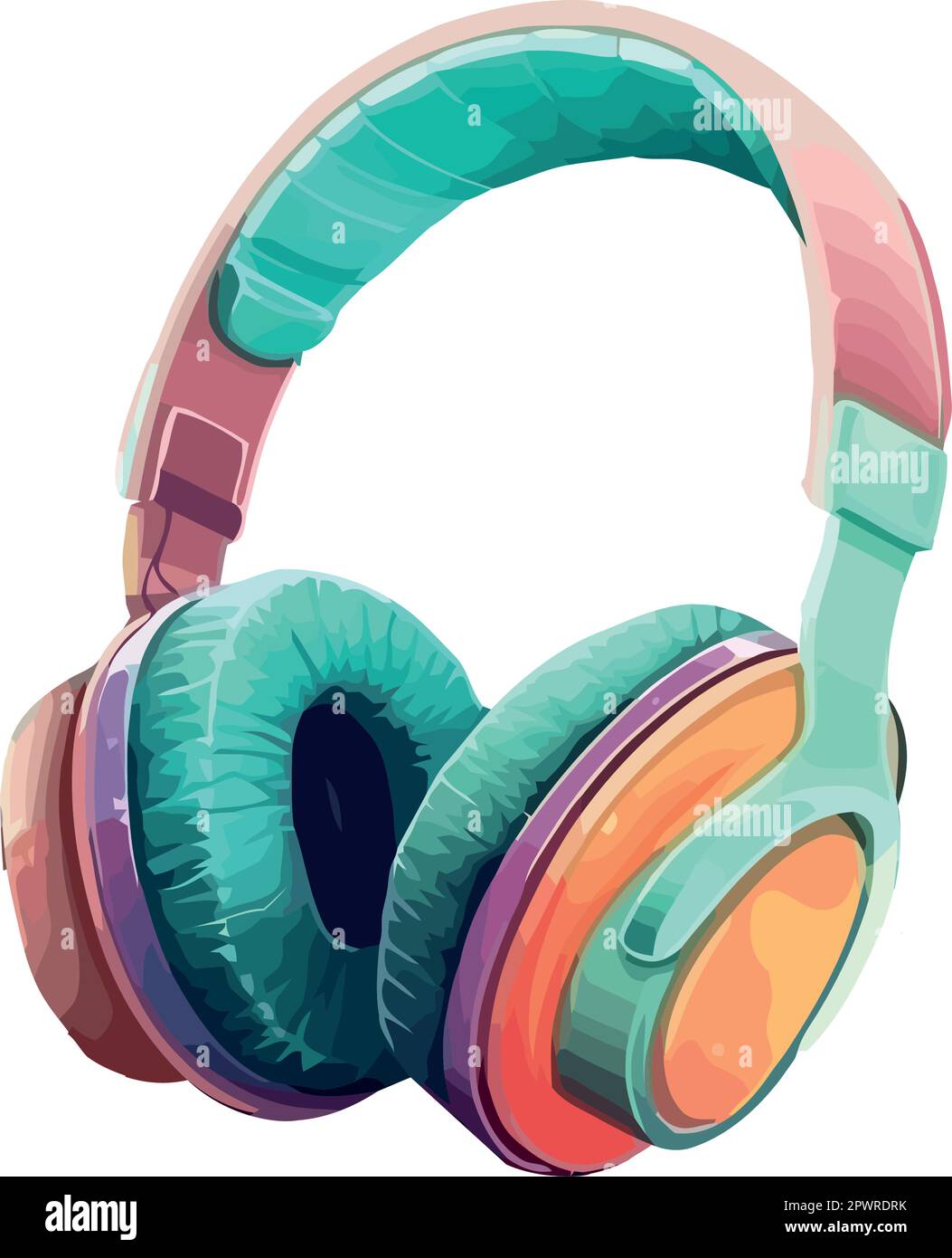 Modern headphones accessory for listening Stock Vector Image & Art - Alamy