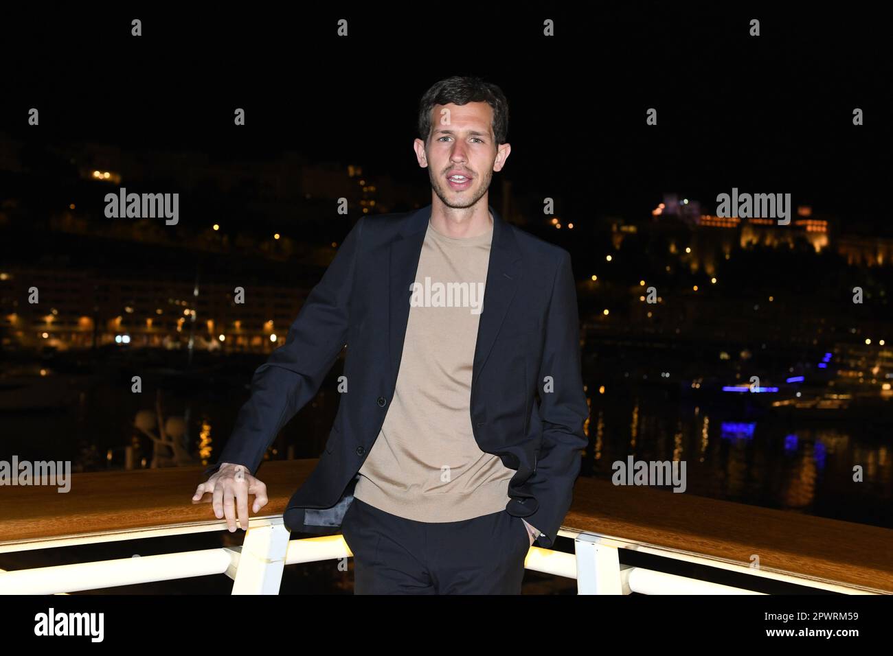 MONACO, - APRIL 28: Victor Belmondo attends at Gala dinner at Yacht ...