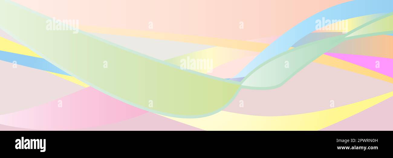 A pastel color banner as a background item Stock Photo - Alamy