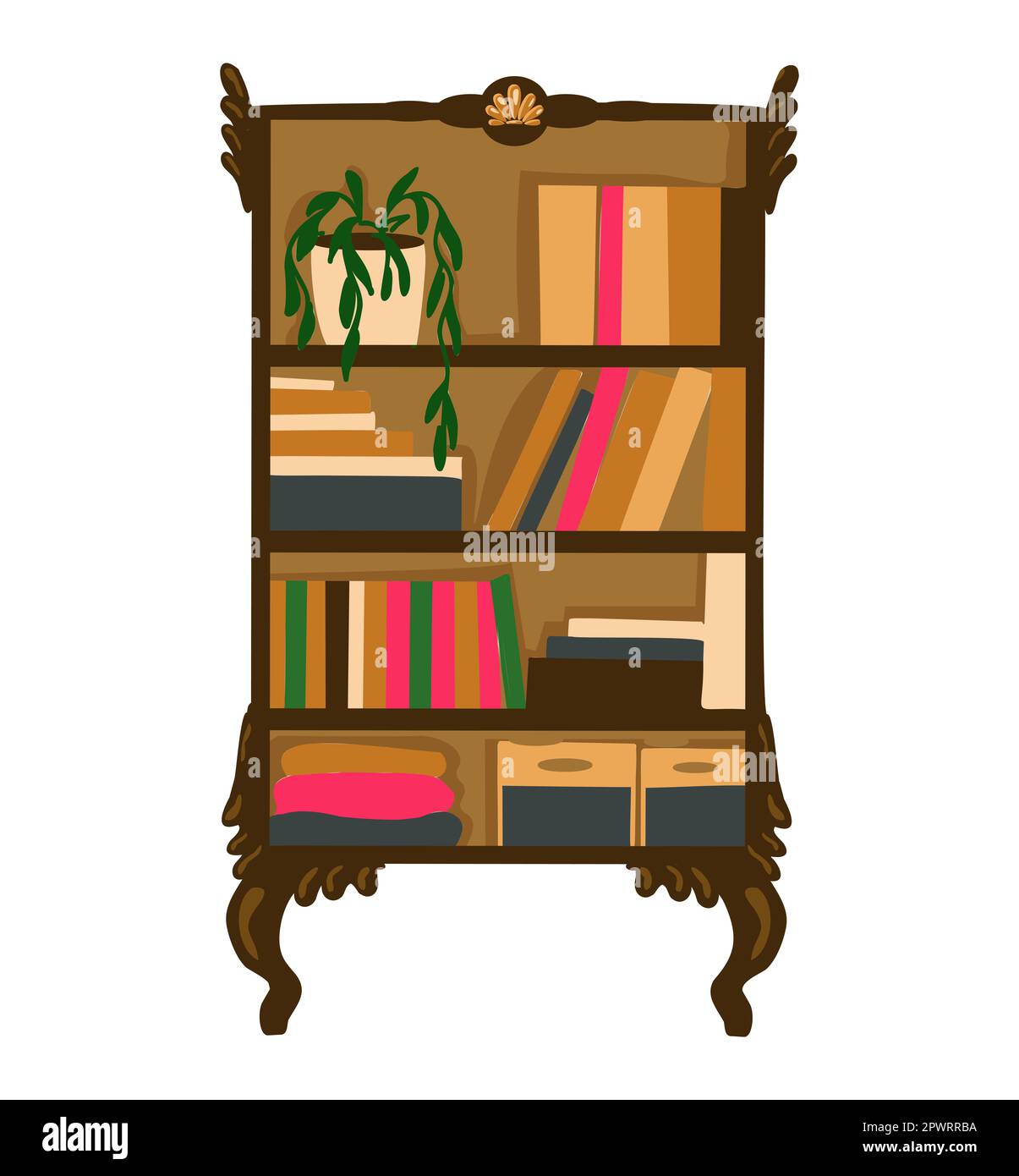 Sideboard in art deco style. Interior Design. Art deco furniture