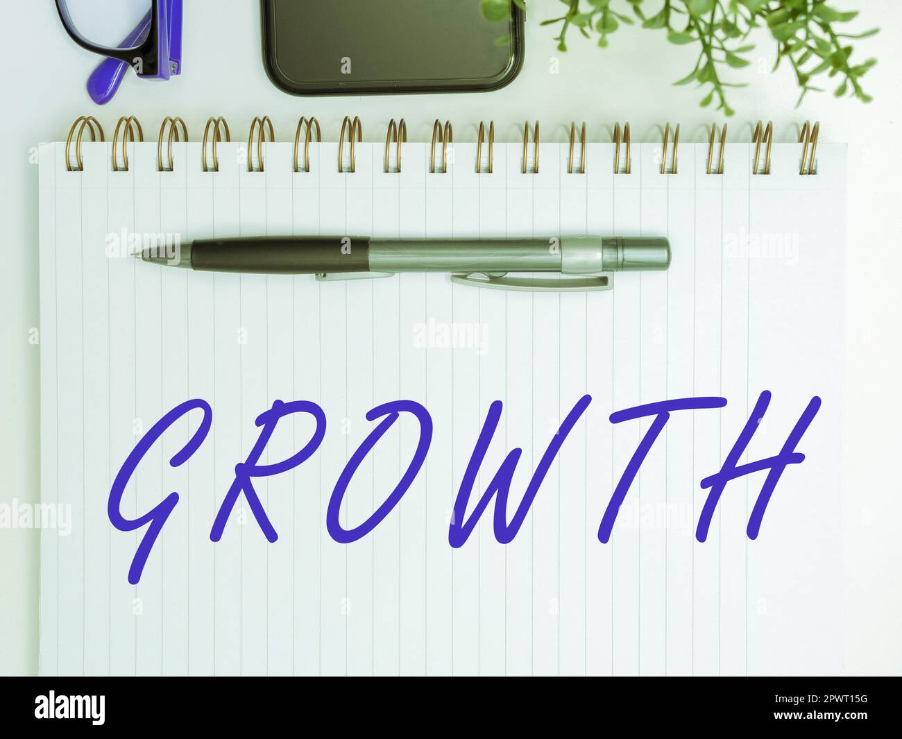 Text caption presenting Growth, Business concept process of increasing ...