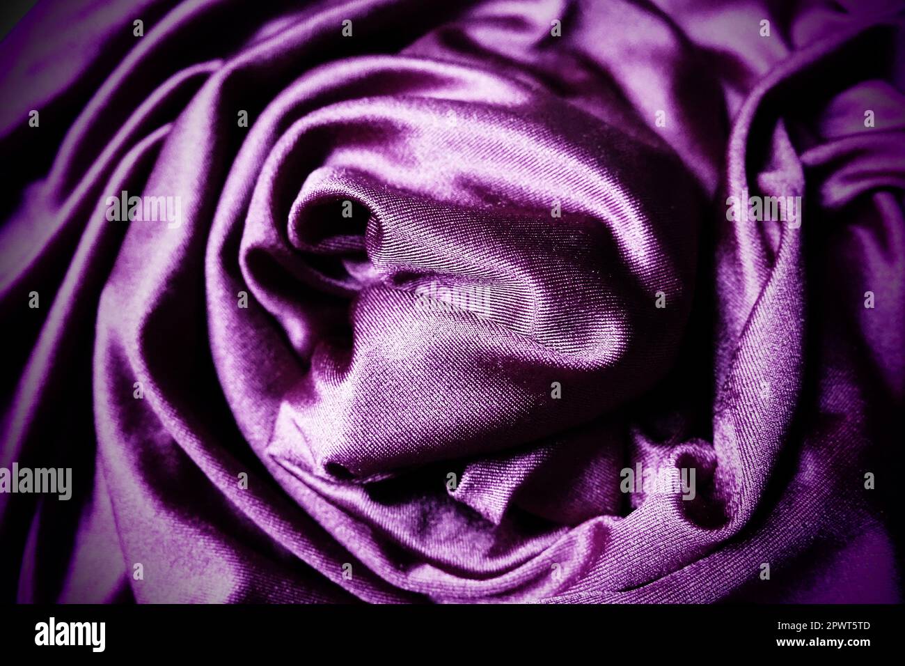 Velour fabric, similar to silk. Textiles in a folds, beautiful waves