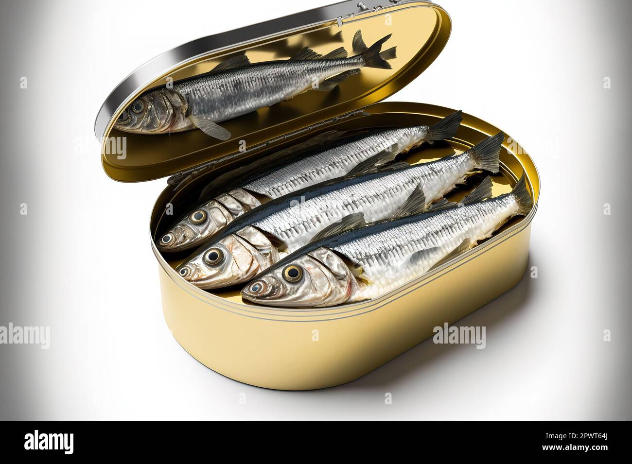 Tinned sardines stock photo Sardine, Can, Canned Food, Fish, White