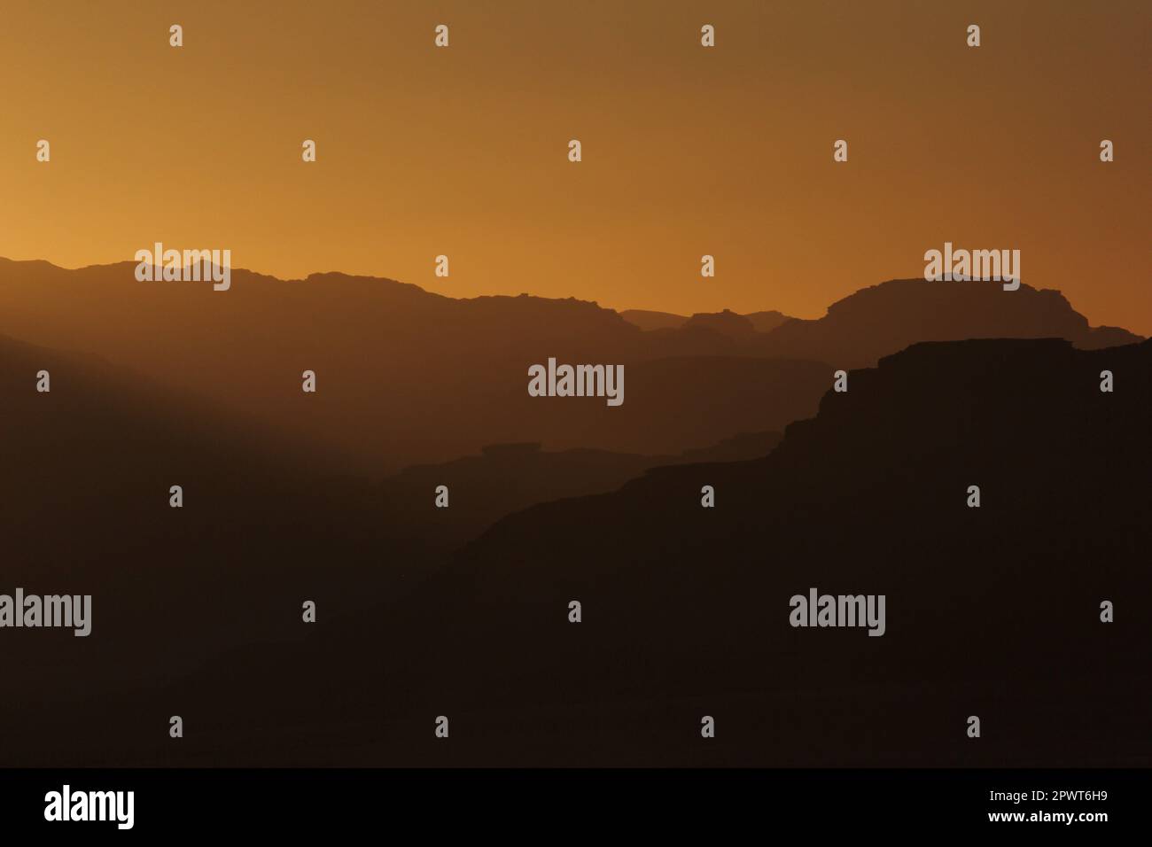 Mountain Sunsets Stock Photo