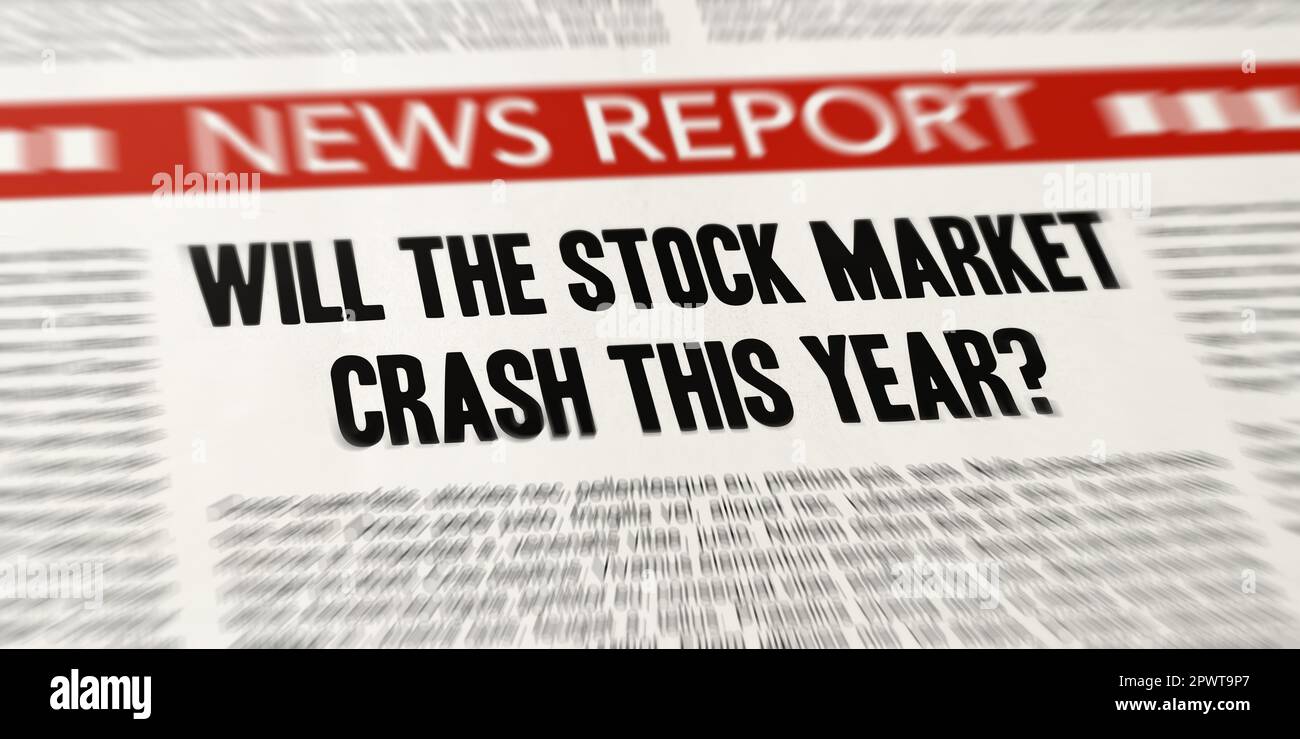 Will the stock market crash this year Stock Photo Alamy