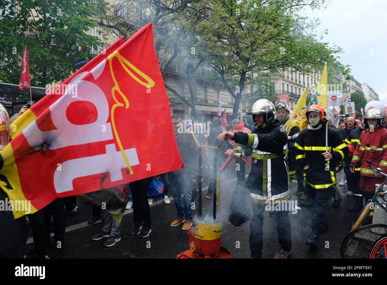 Paris, France. 1 MAY 2023. Several Unions Have Called For A National ...