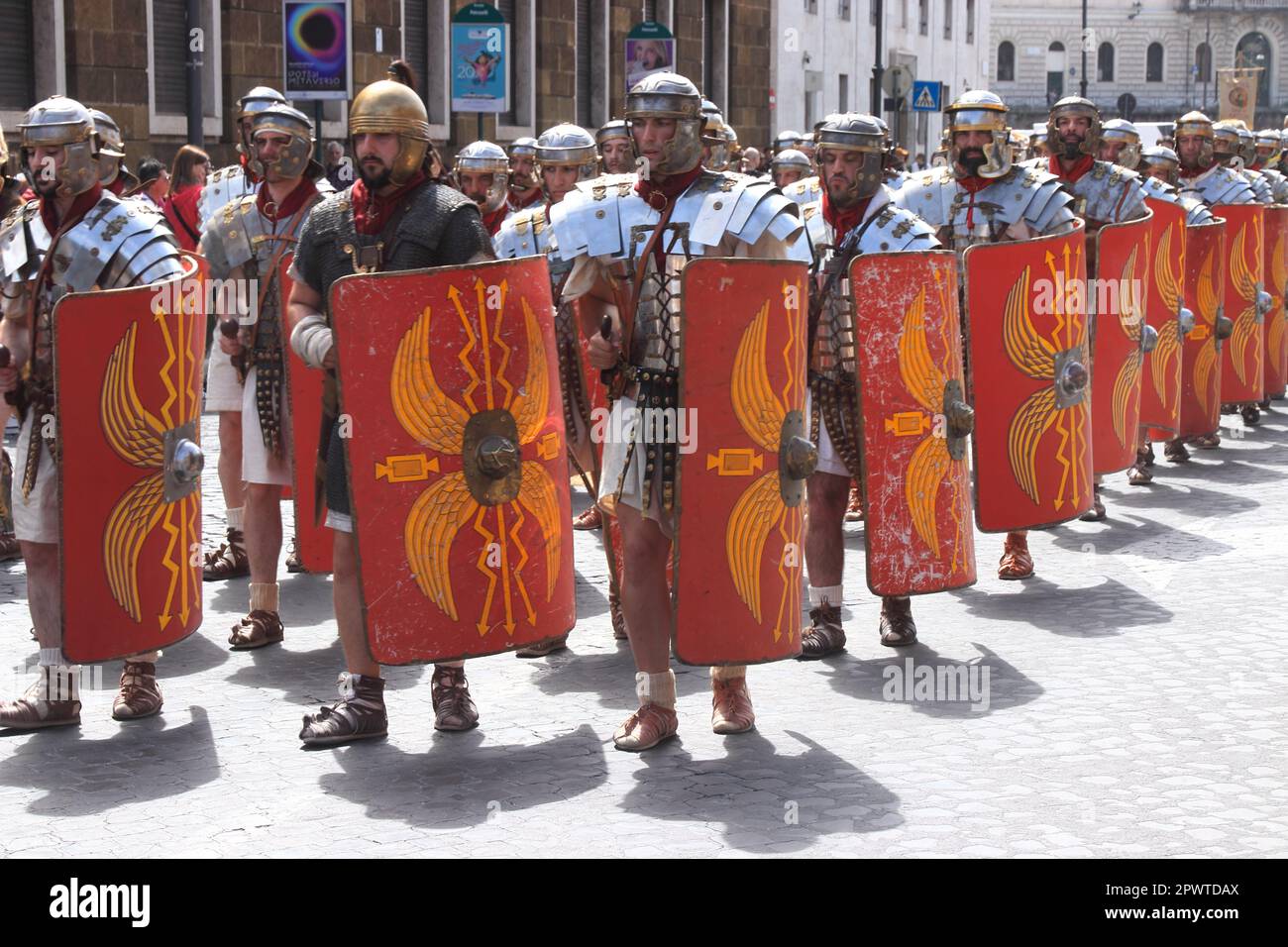 Rome's birthday 2023, historical parade Stock Photo Alamy