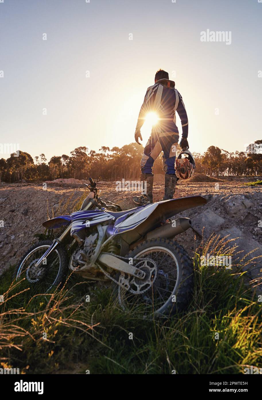 Motocross rider standing hi-res stock photography and images - Alamy