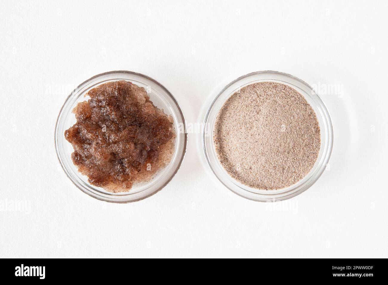 Leaf of the baobab tree, powdered and rehydrated used for food Stock