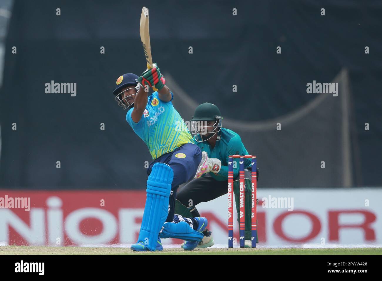 Captain Mosaddek Hossain bats as he came up with sterling all-round ...