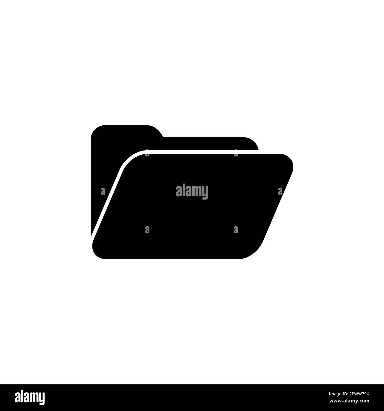 Folder icon vector. document folder icon Stock Vector Image & Art - Alamy