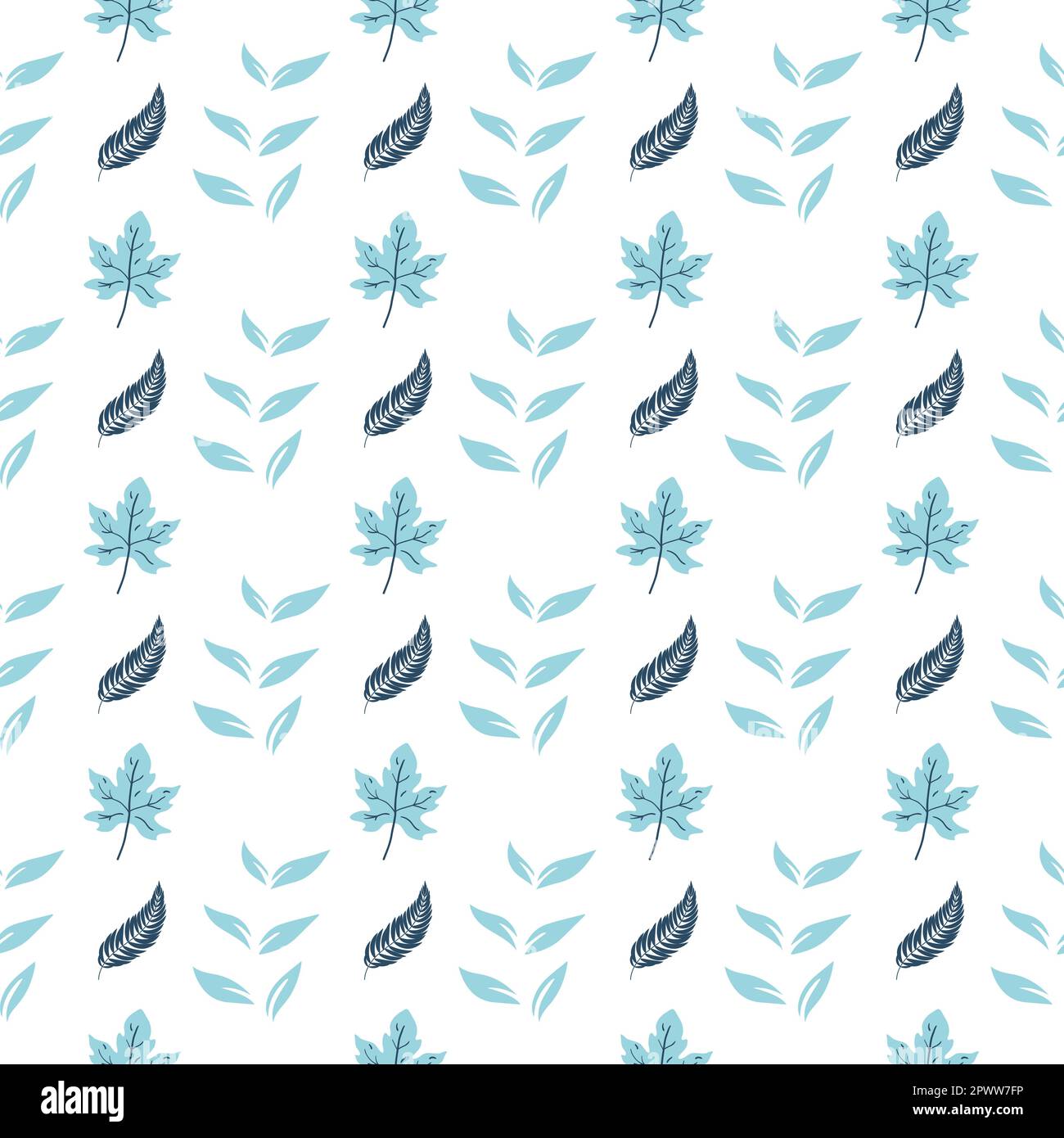Abstract leaves pattern. abstract pattern. seamless pattern. Abstract flower pattern. seamless pattern Stock Vector