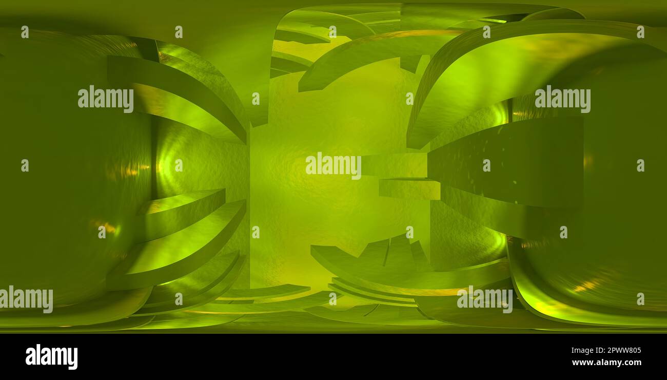 3d illustration, 3d rendering, vr 360 panorama abstract images of the ...