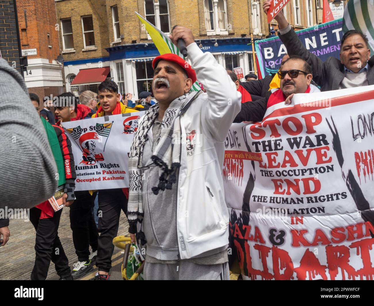 London, UK. 1 May 2023. Kashmiris call for end of occupation and human ...