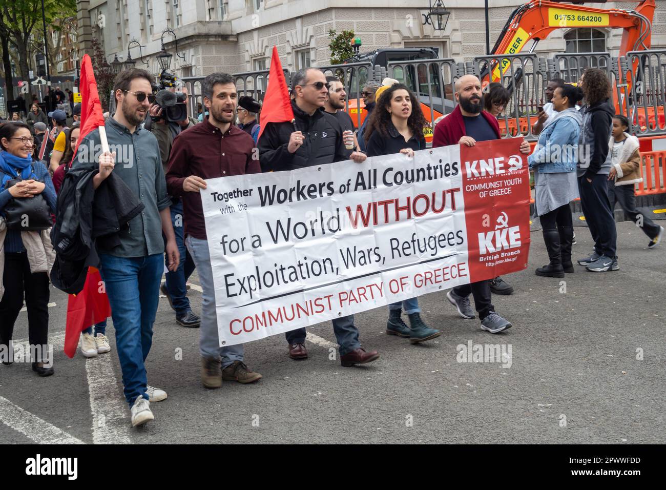 London, UK. 1 May 2023. Communist Party of Greece. Several thousand ...