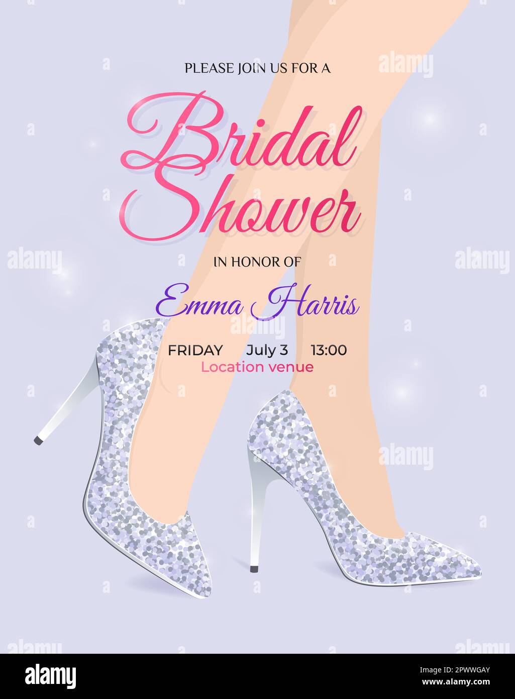Bridal shower heels deals