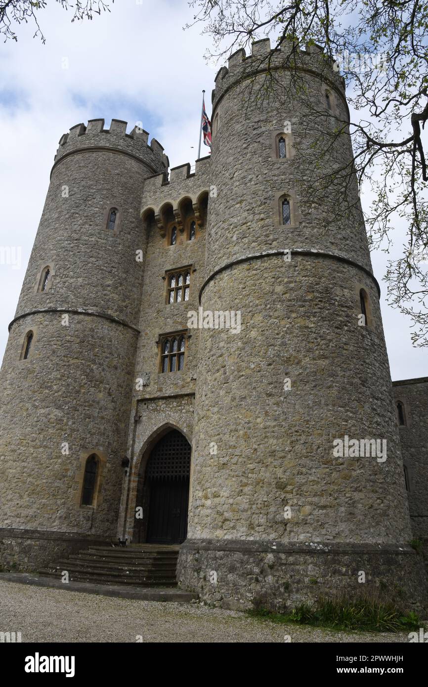 Saltwood Castle, Hythe Kent Stock Photo Alamy