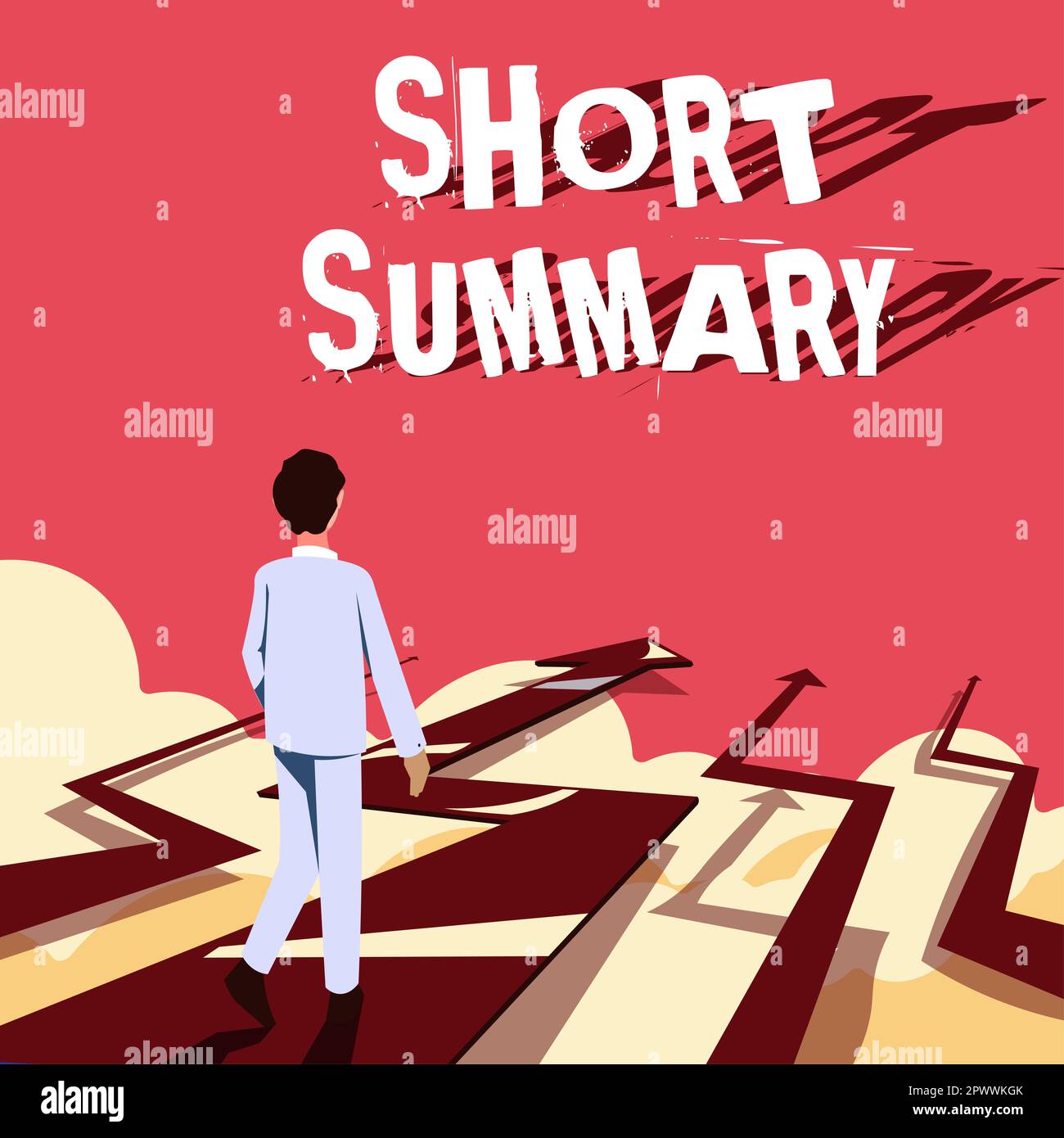 Text caption presenting Short Summary, Concept meaning Brief statement