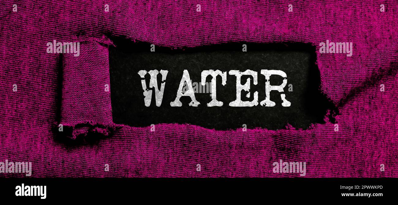 Inspiration showing sign Water, Conceptual photo colourless transparent ...