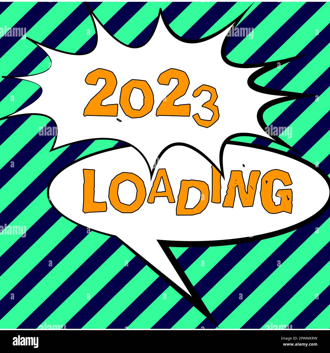 Text caption presenting 2023 Loading, Business approach Advertising the ...