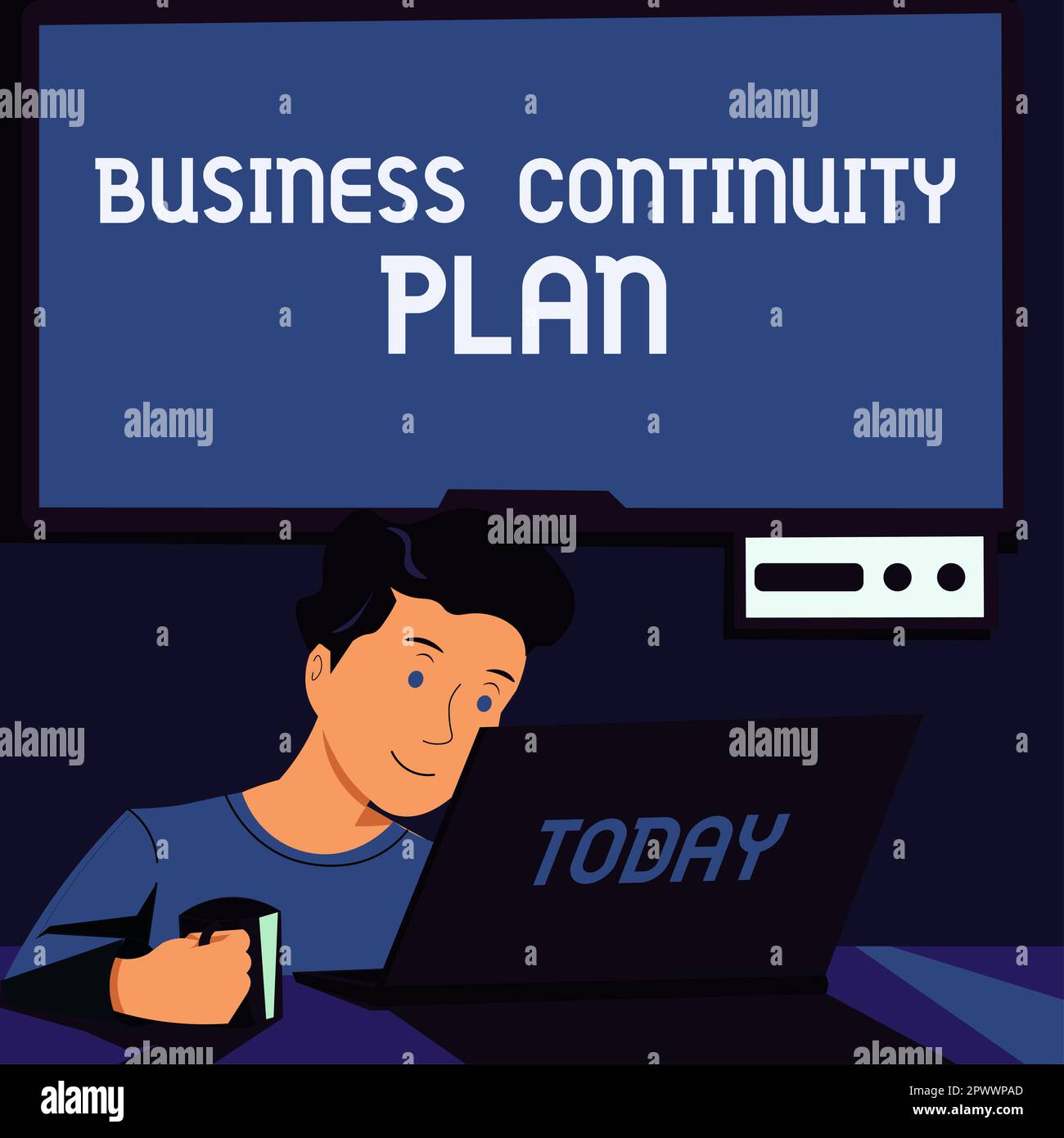 Conceptual caption Business Continuity Plan, Internet Concept creating ...