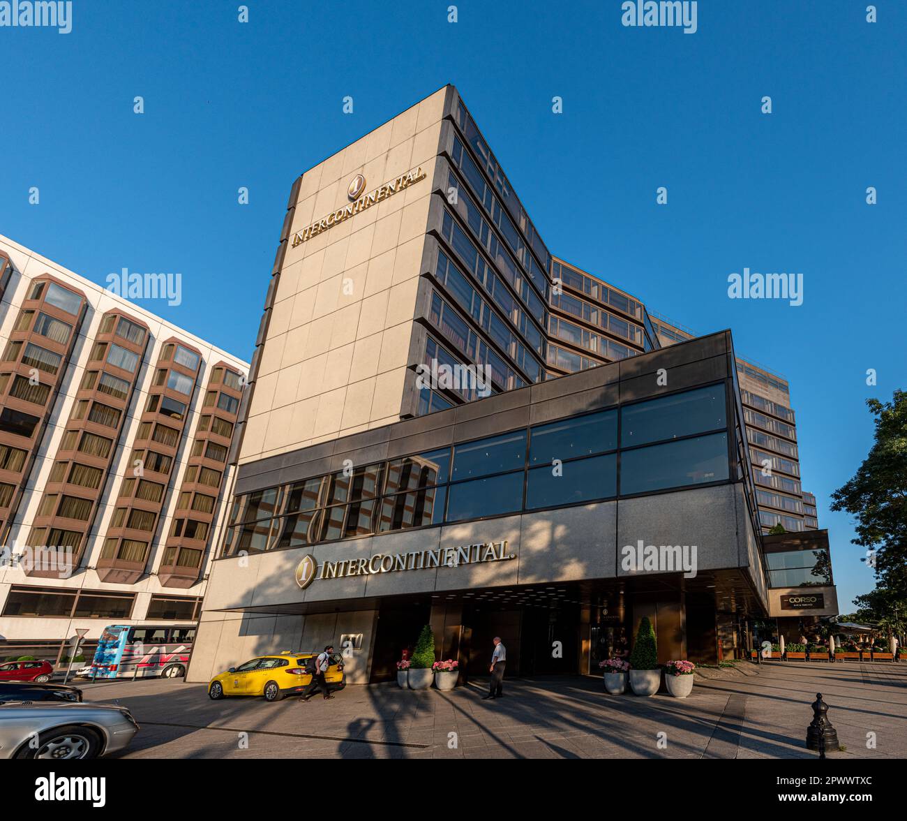 Budapest, Hungary - August 4 2019: Hotel InterContinental Budapest. Stock Photo