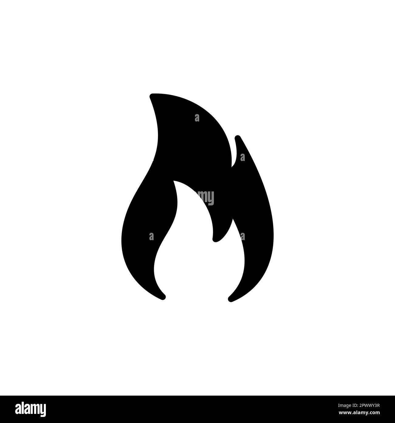 Fire icon vector. fire flame icon Stock Vector Image & Art - Alamy