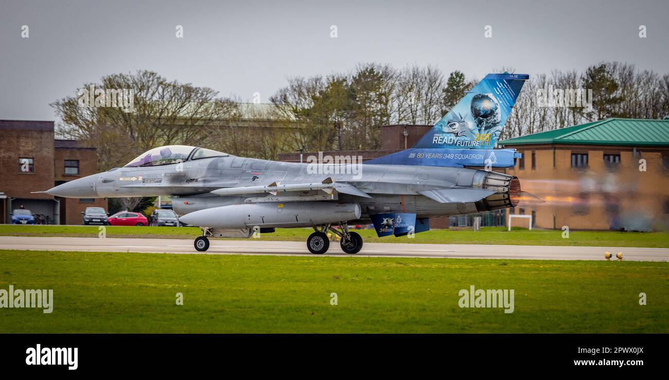 Fast Jet Movements during Exercise Cobra Warrior 23-1 at RAF Waddington March 2023. Photos by John Lambeth Stock Photo