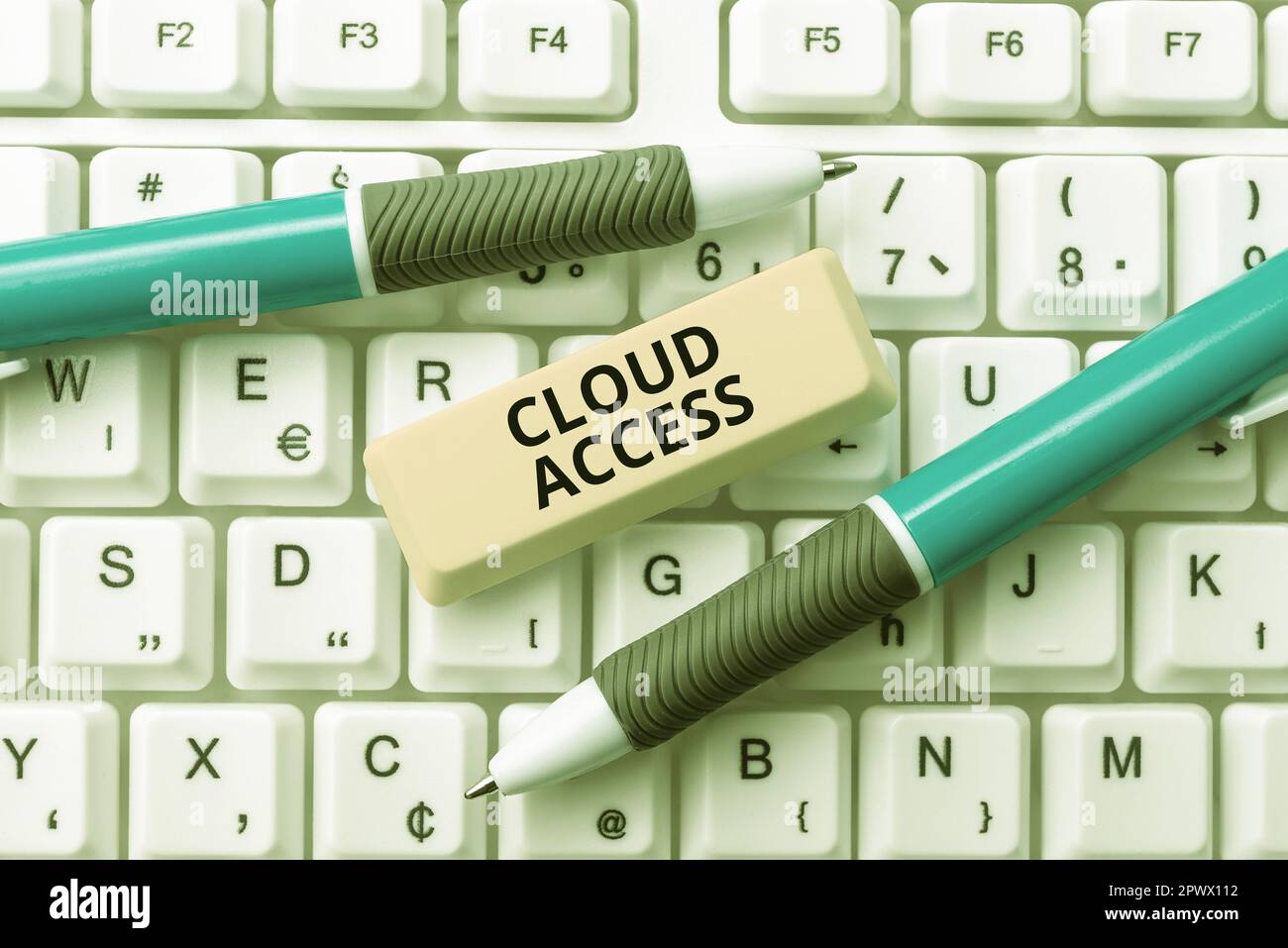 Conceptual display Cloud Access, Word for Software tool between the organization and the provider Stock Photo