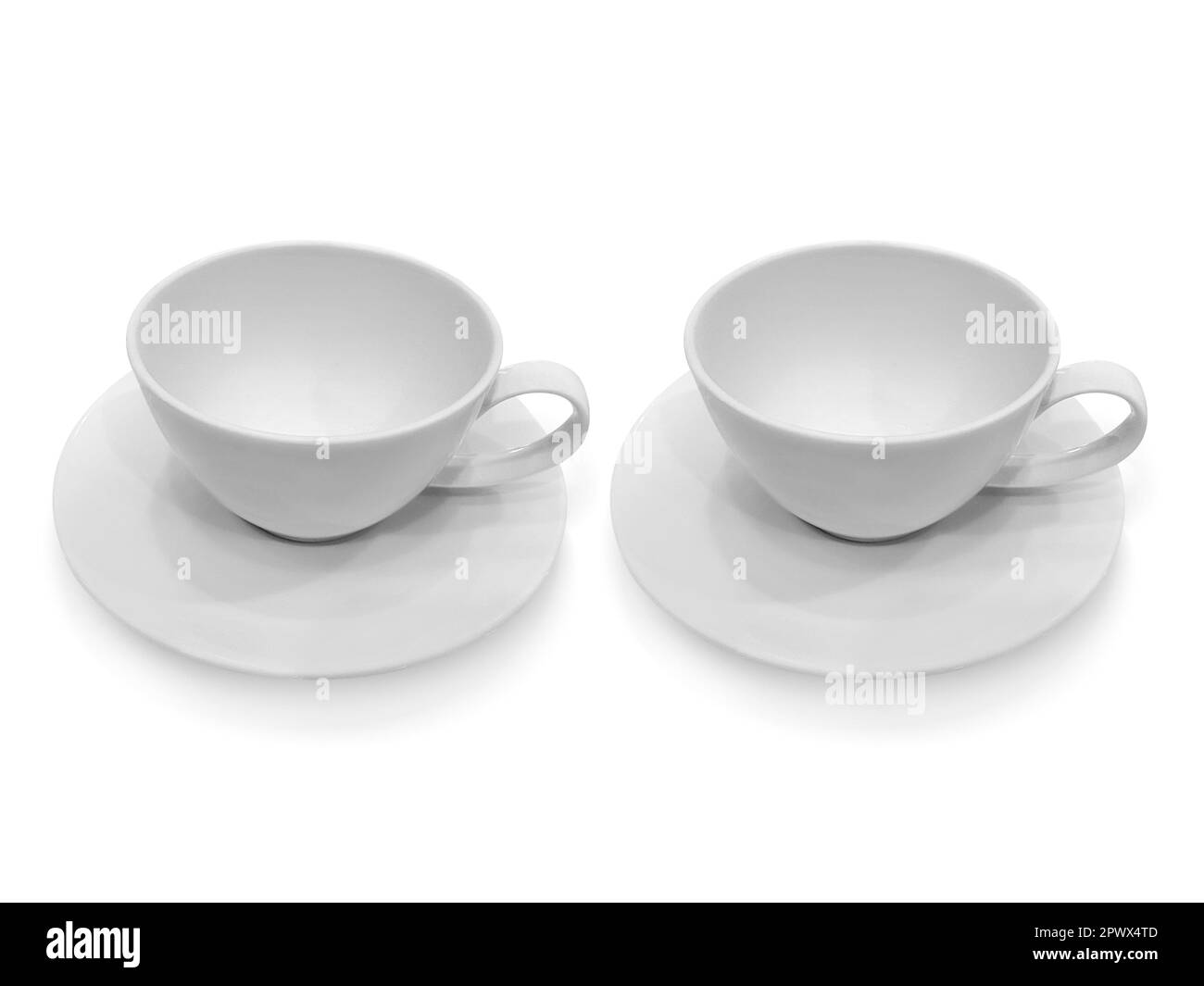 Cup of coffee isolated on white background Stock Photo - Alamy