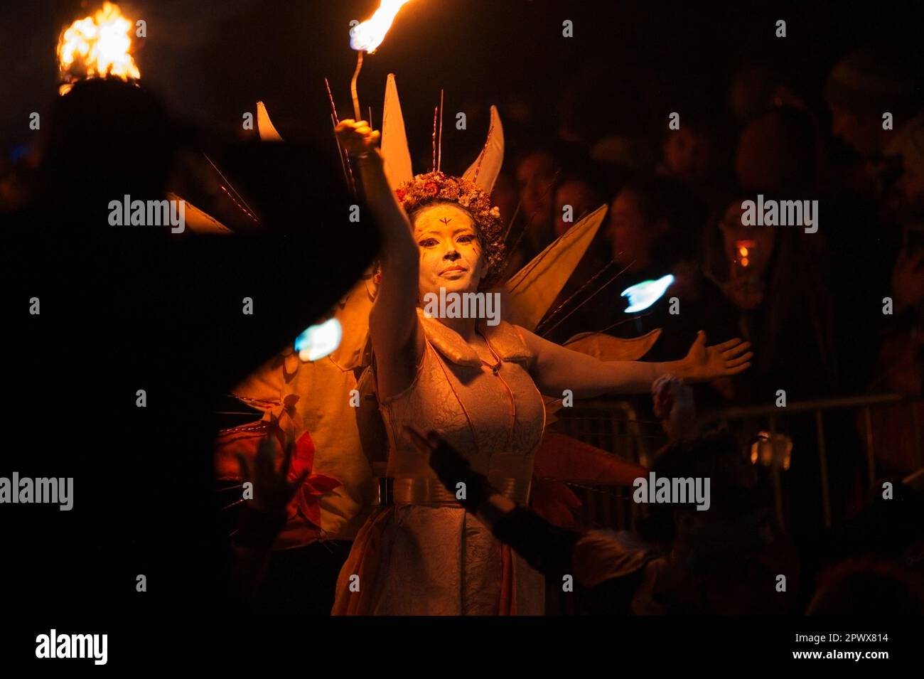 Beltane Fire Festival, Edinburgh Stock Photo