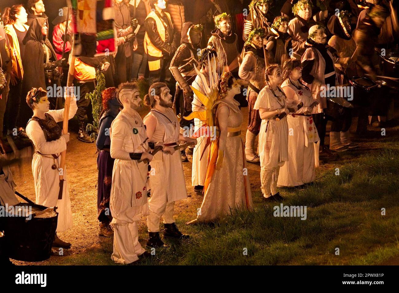 Beltane Fire Festival, Edinburgh Stock Photo