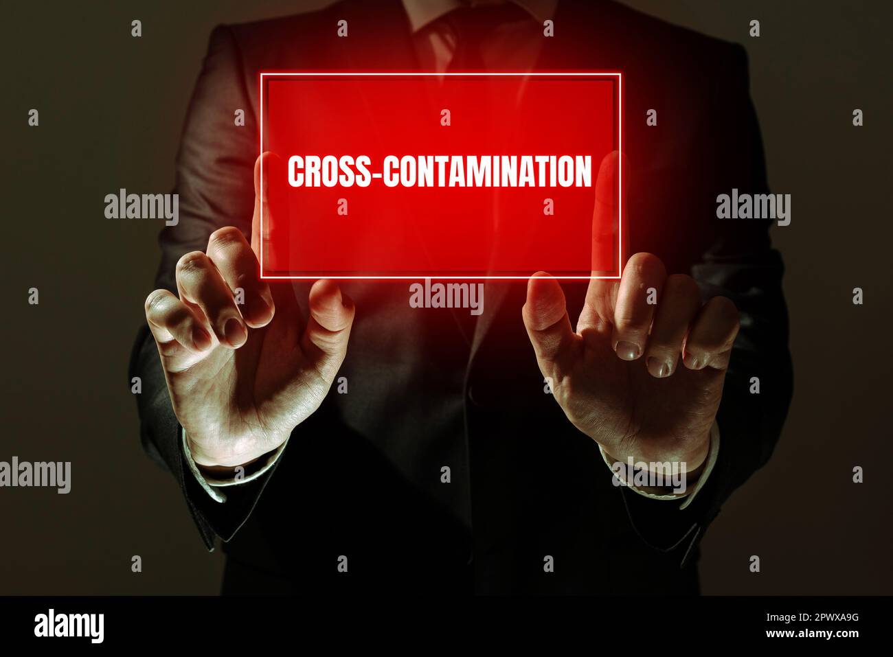 Conceptual caption Cross Contamination, Business overview Unintentional ...