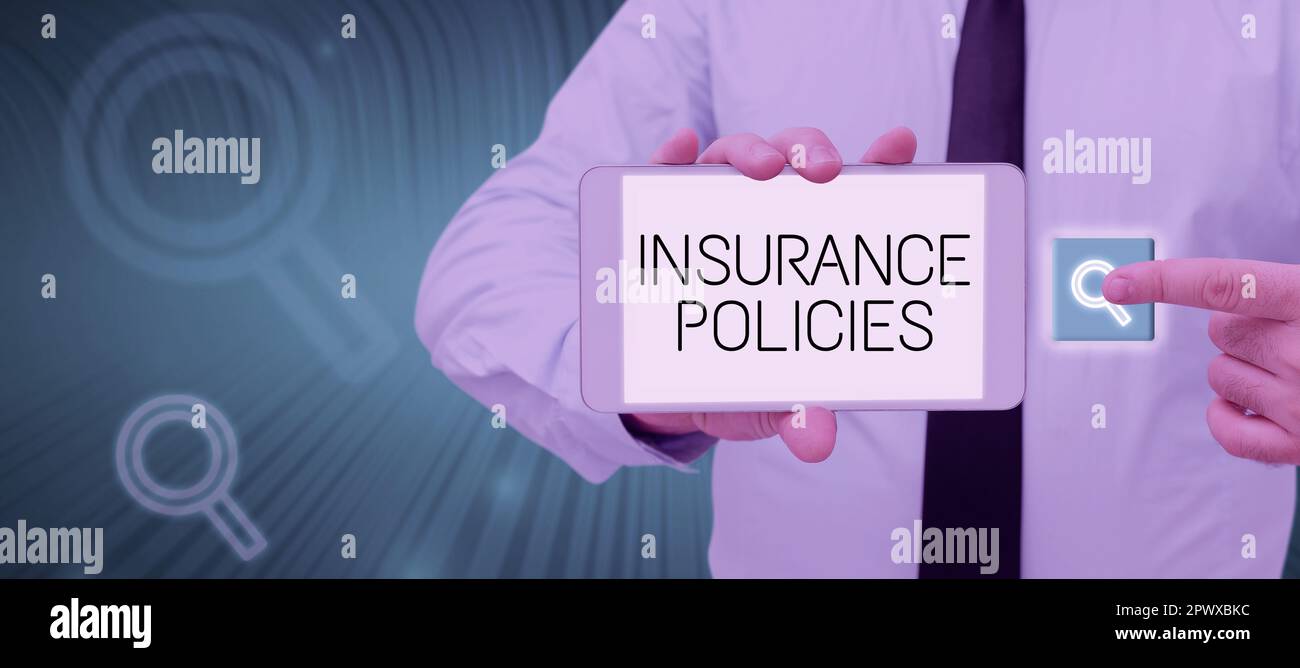 Handwriting text Insurance Policies, Business approach Documented ...
