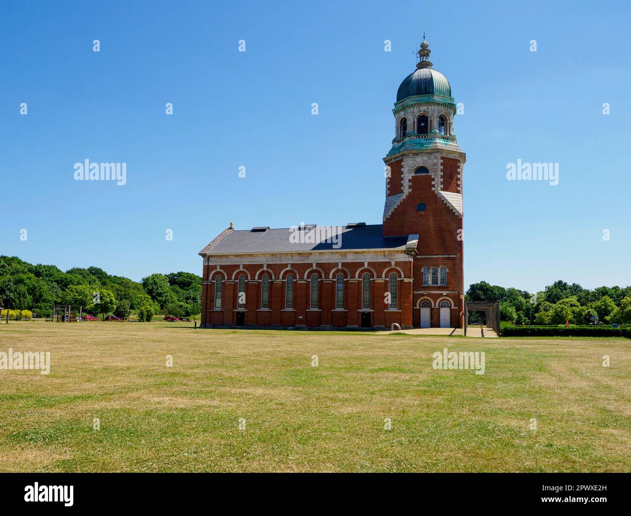 The Chapel at the Royal Victoria Country Park, Netley, Hampshire, UK Stock Photo